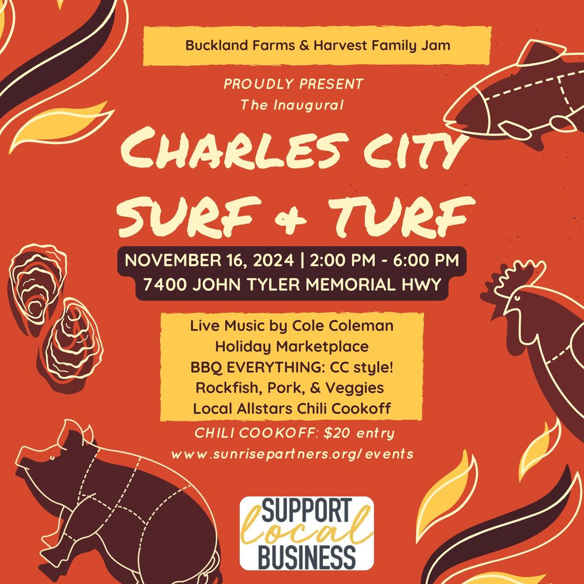 Charles City Surf & Turf \ud83c\udf1f Harvest Family Jam