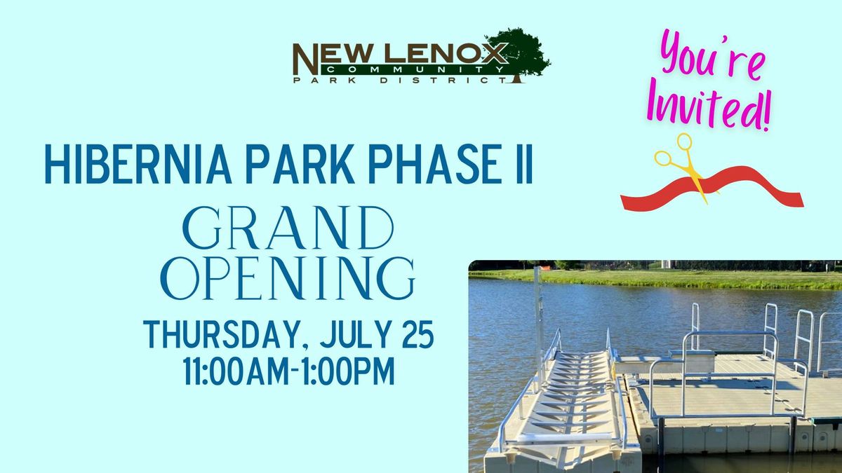 Hibernia Park Phase II Grand Opening