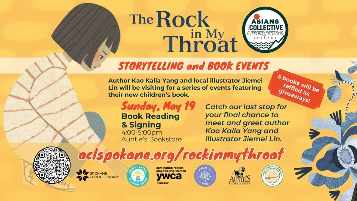 The Rock In My Throat: Book Reading & Signing