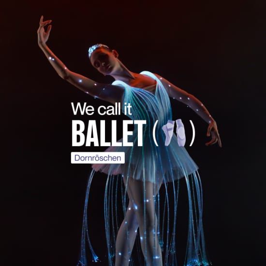 We call it Ballet: Dornr\u00f6schen, eine Tanz- & Lichtshow