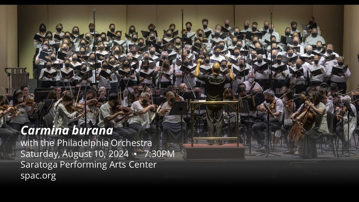 Philadelphia Orchestra - Carmina Burana at Kimmel Center - Marian Anderson Hall