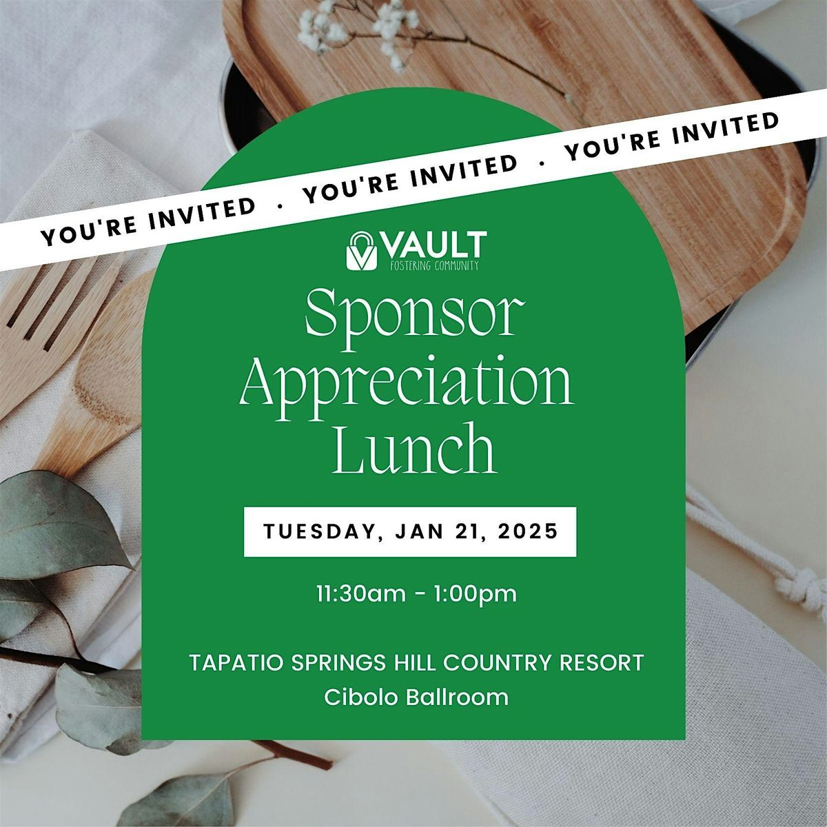 Vault Sponsor Appreciation Lunch 2026