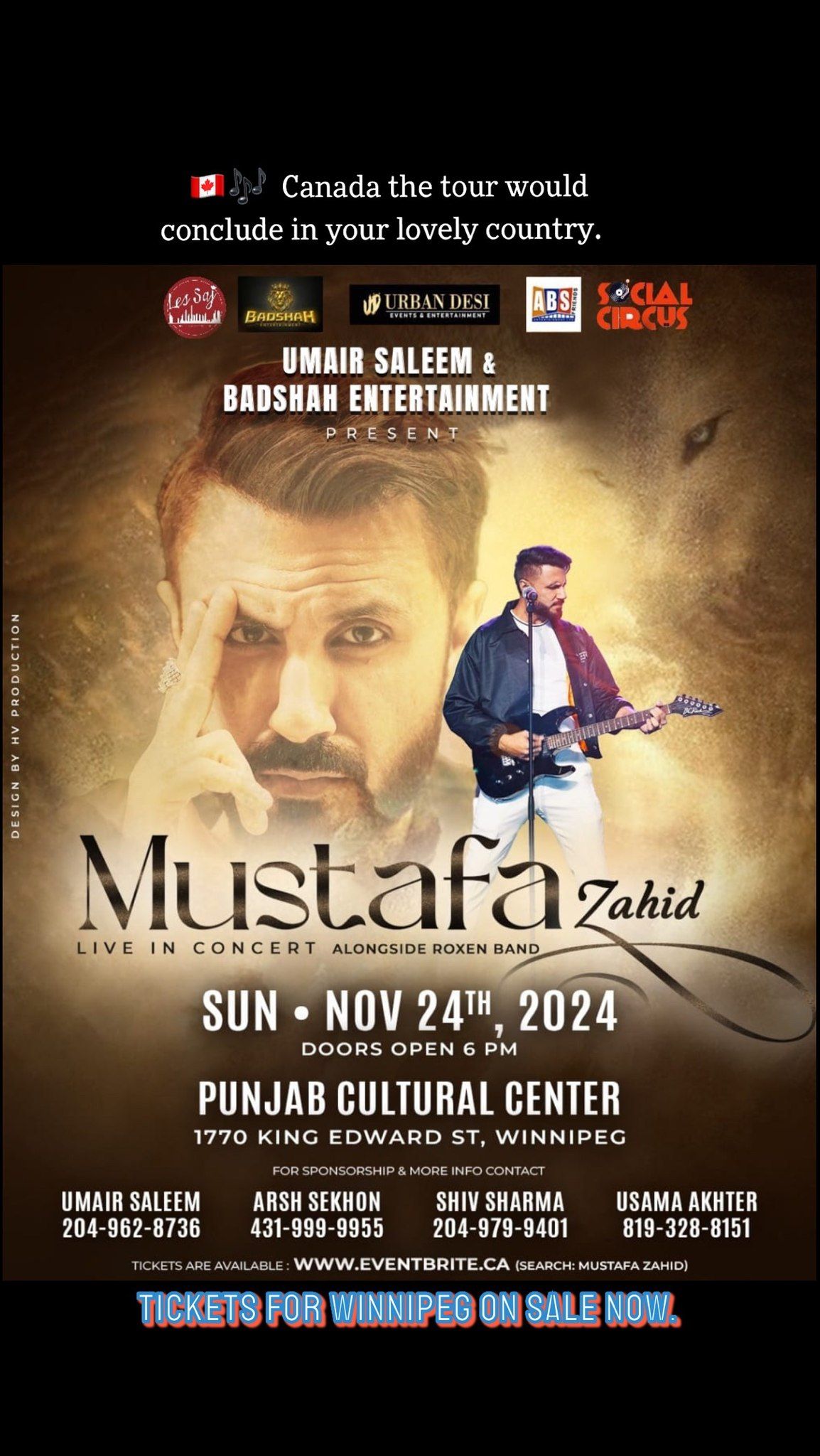 Mustafa Zahid LIVE in Winnipeg 