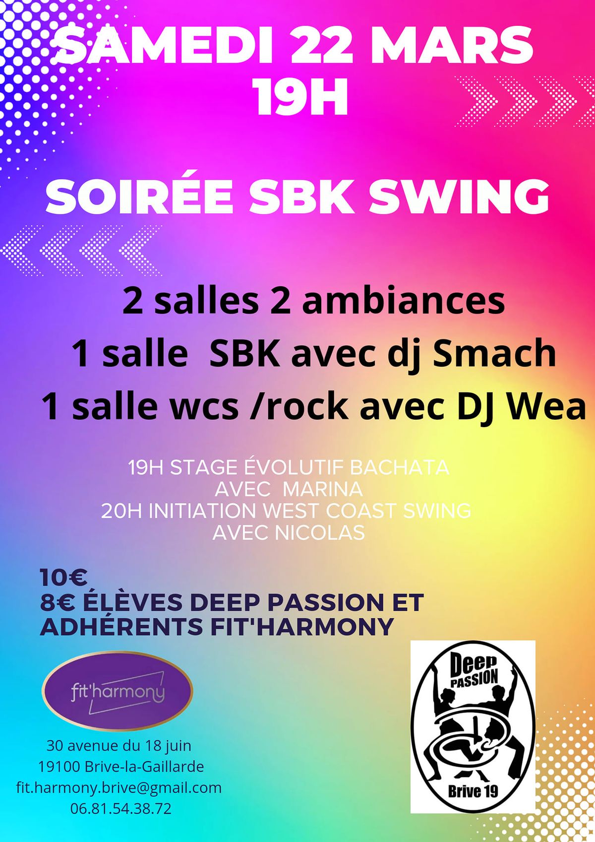 sbk\/swing : 2 salles -2 ambiances 