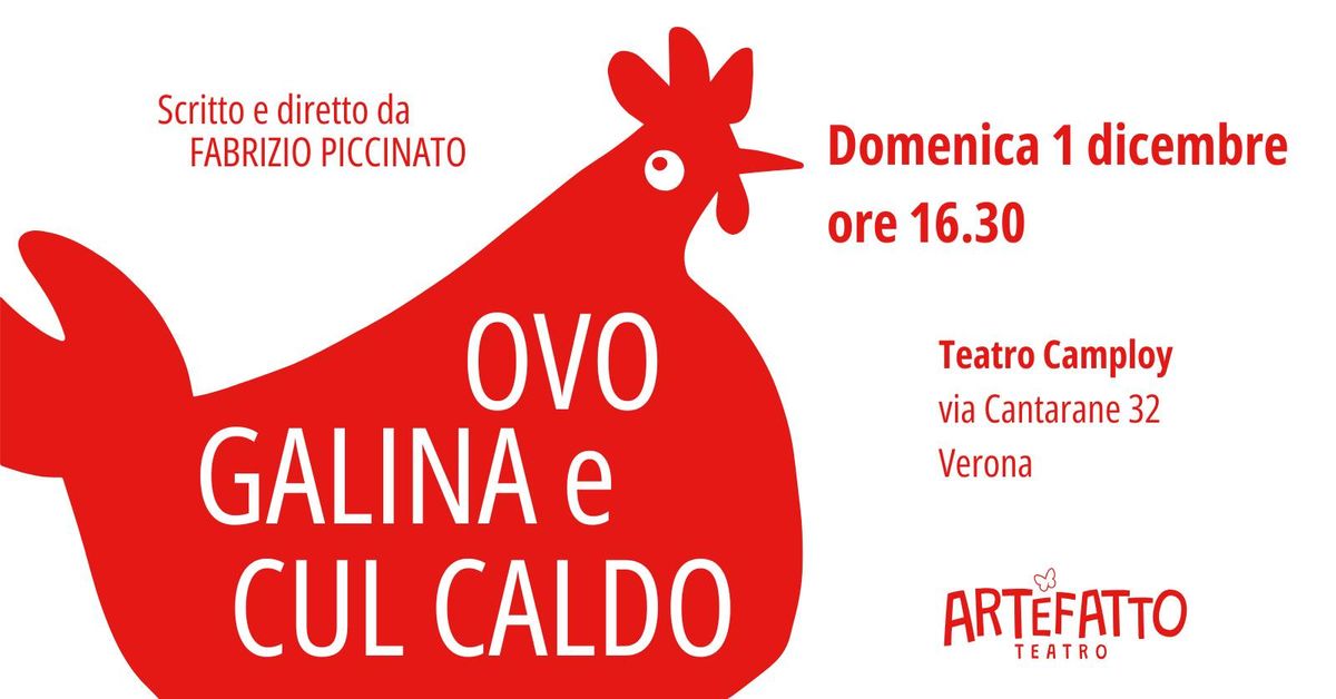 Ovo, galina e cul caldo - commedia brillante al Teatro Camploy di Verona