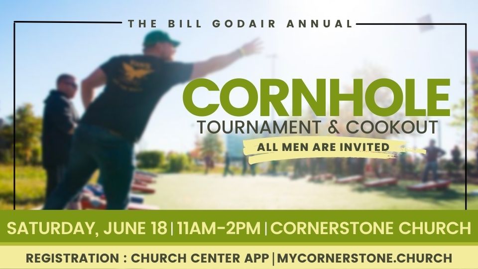Cornhole Tournament & Cookout Men, Cornerstone Church, Salisbury, 18