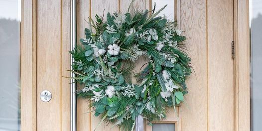 Christmas door wreath workshop