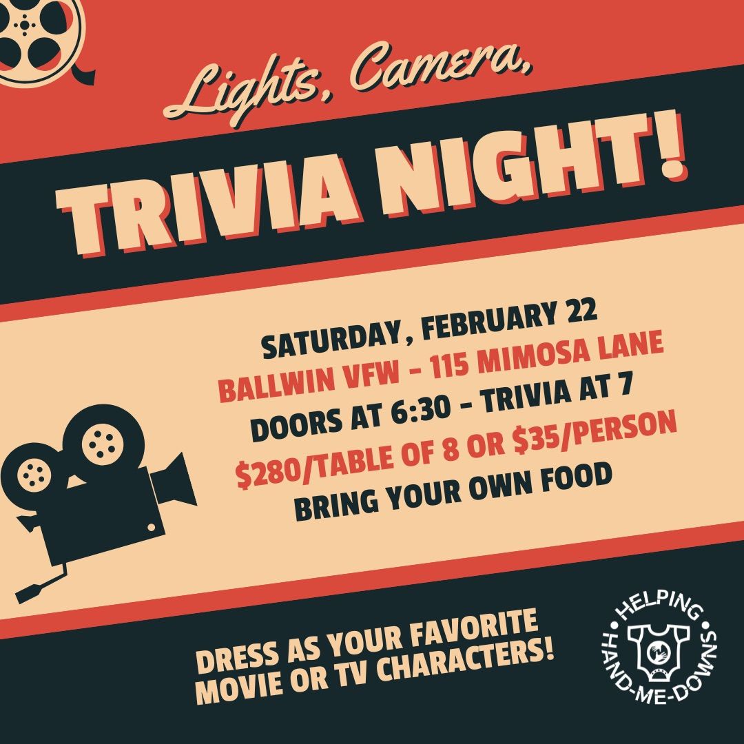 Lights, Camera, Trivia Night!