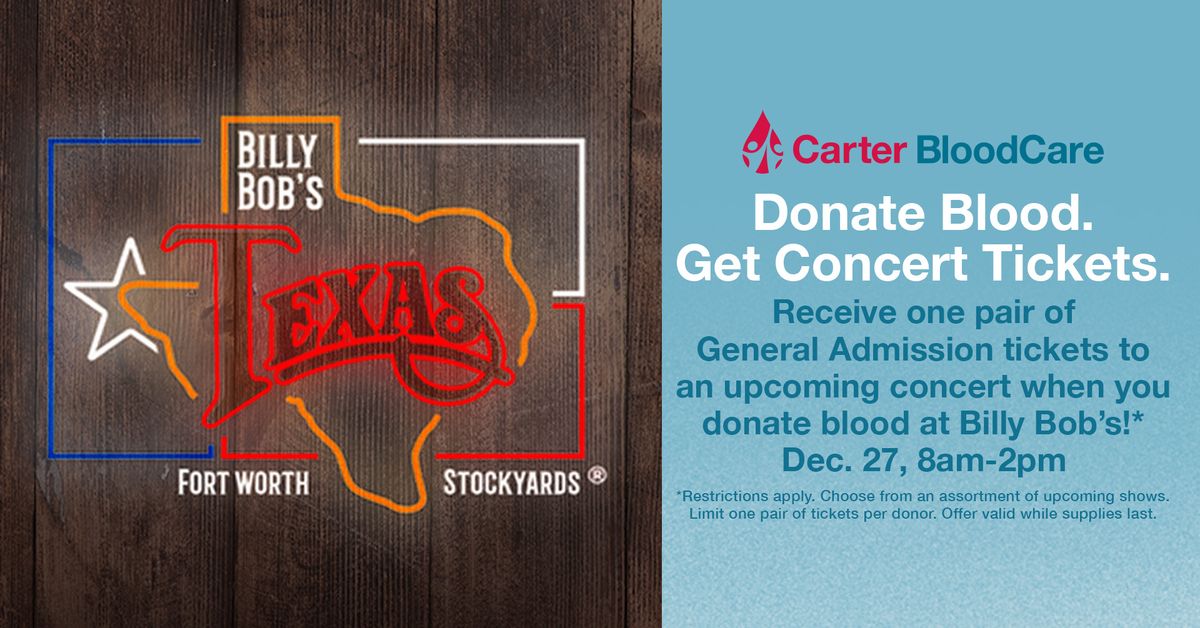 Billy Bob's Texas Blood Drive