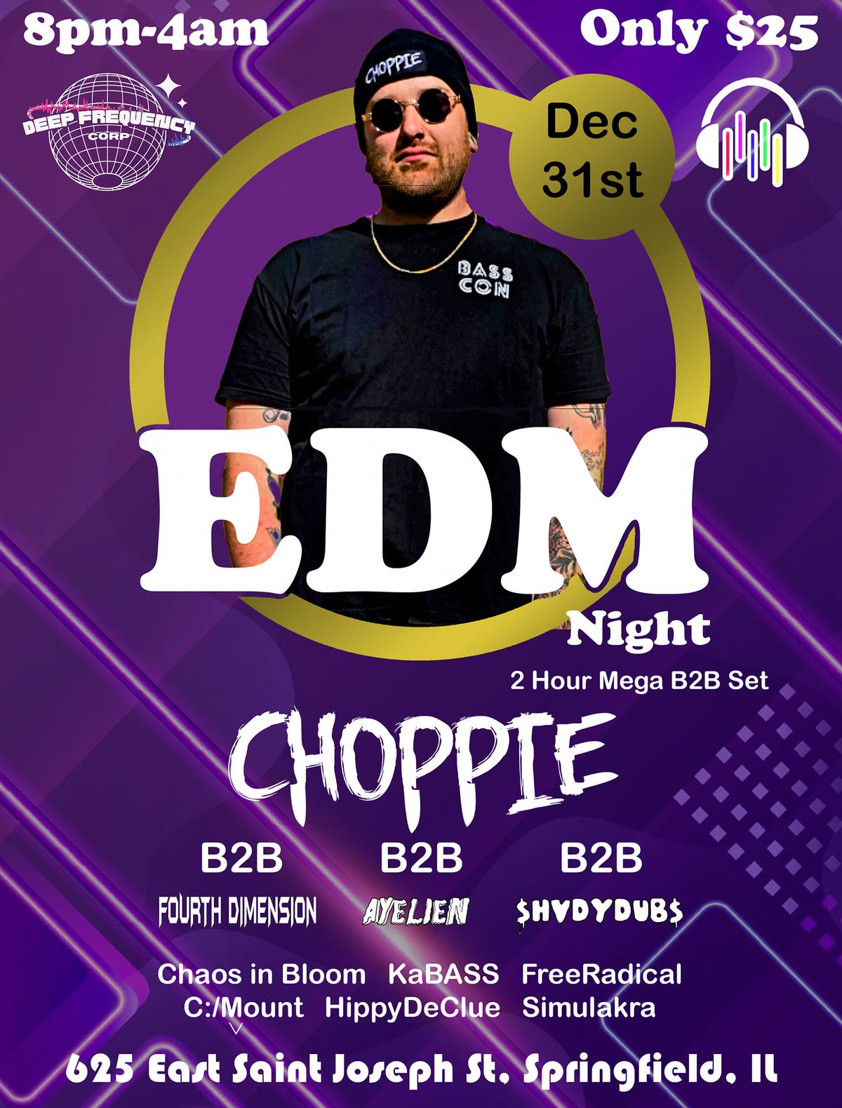 New Years EDM Springfield IL