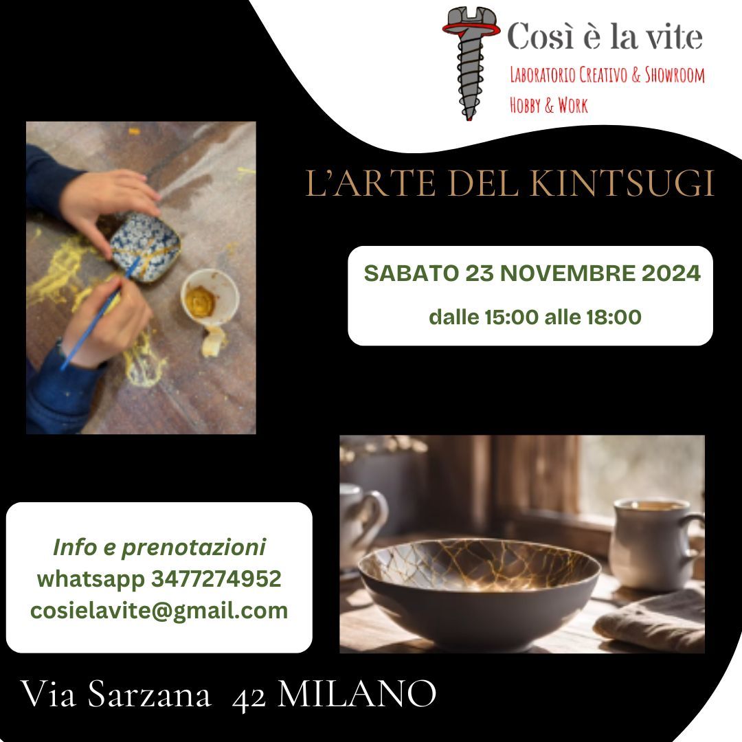 La tecnica Kintsugi: il workshop