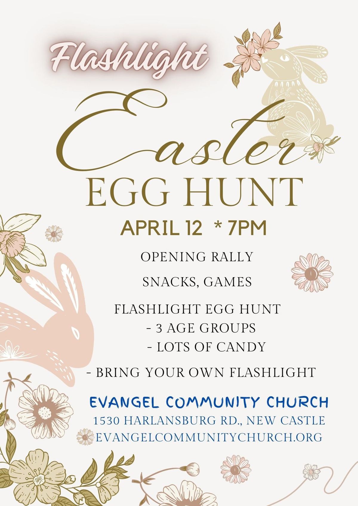 Flashlight Easter Egg Hunt