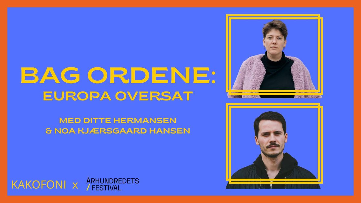 Bag ordene: Europa oversat