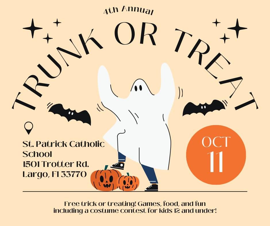 4th Annual St. Patrick's Catholic School Trunk or Treat