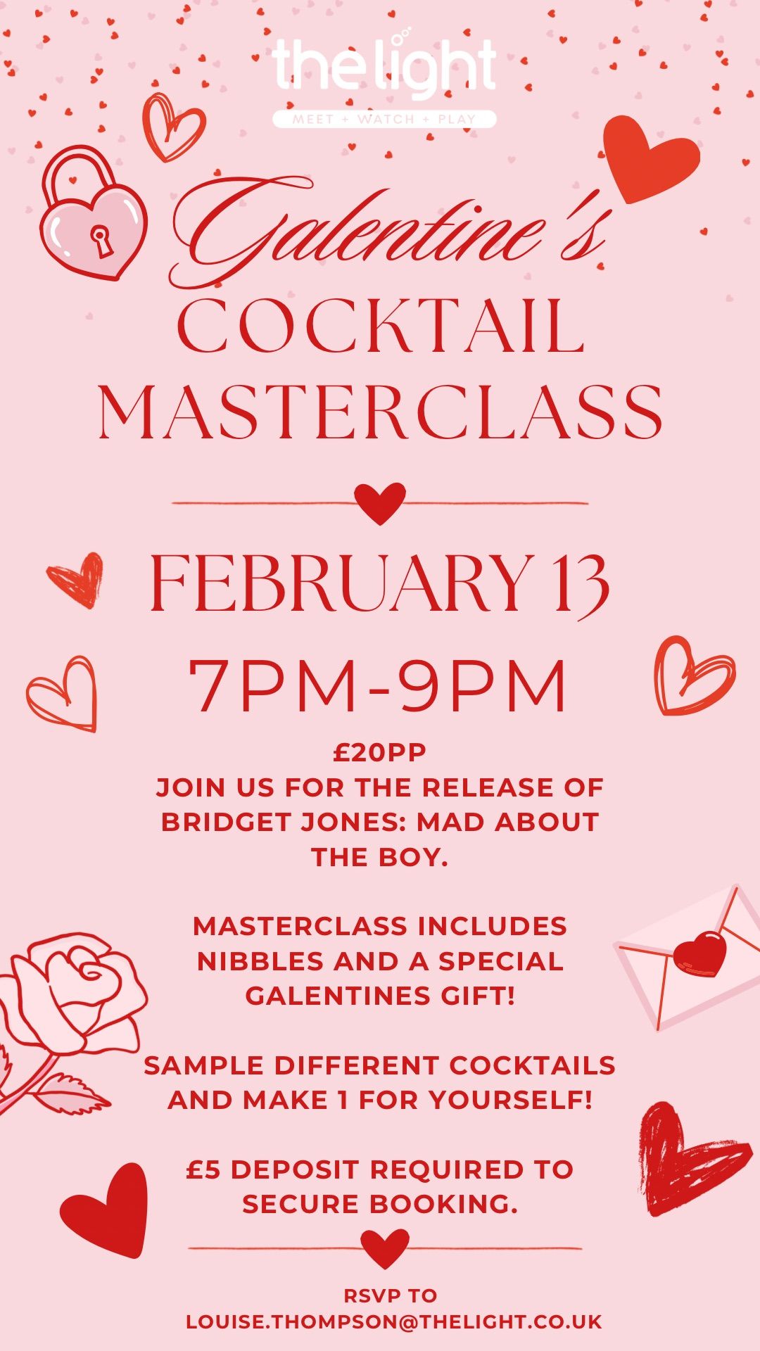 Galentines Cocktail Masterclass \u2764\ufe0f