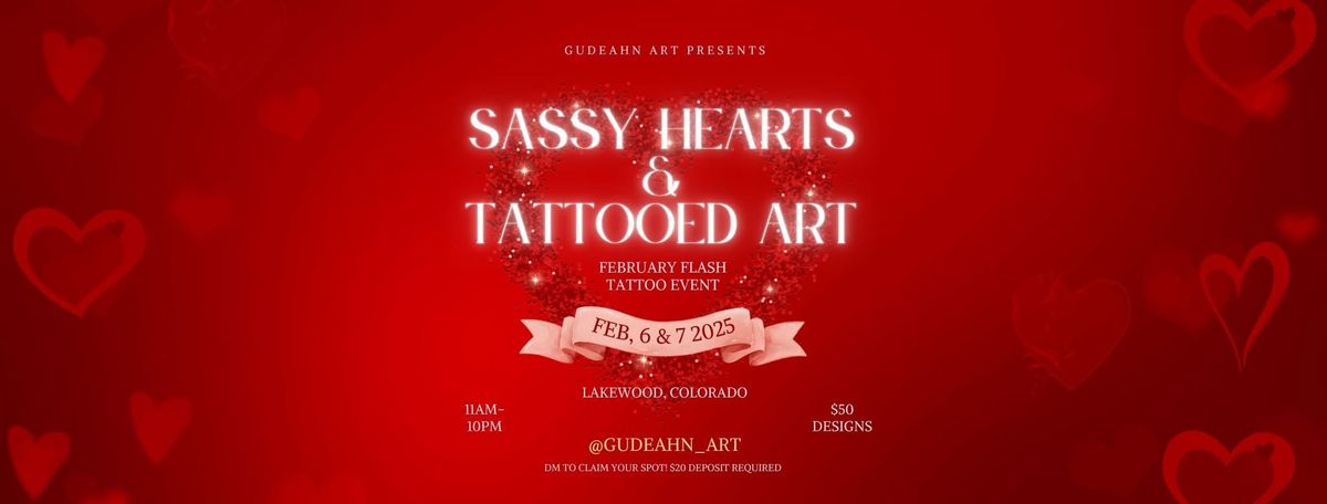 Sassy Hearts & Tattooed Art February Flash Event