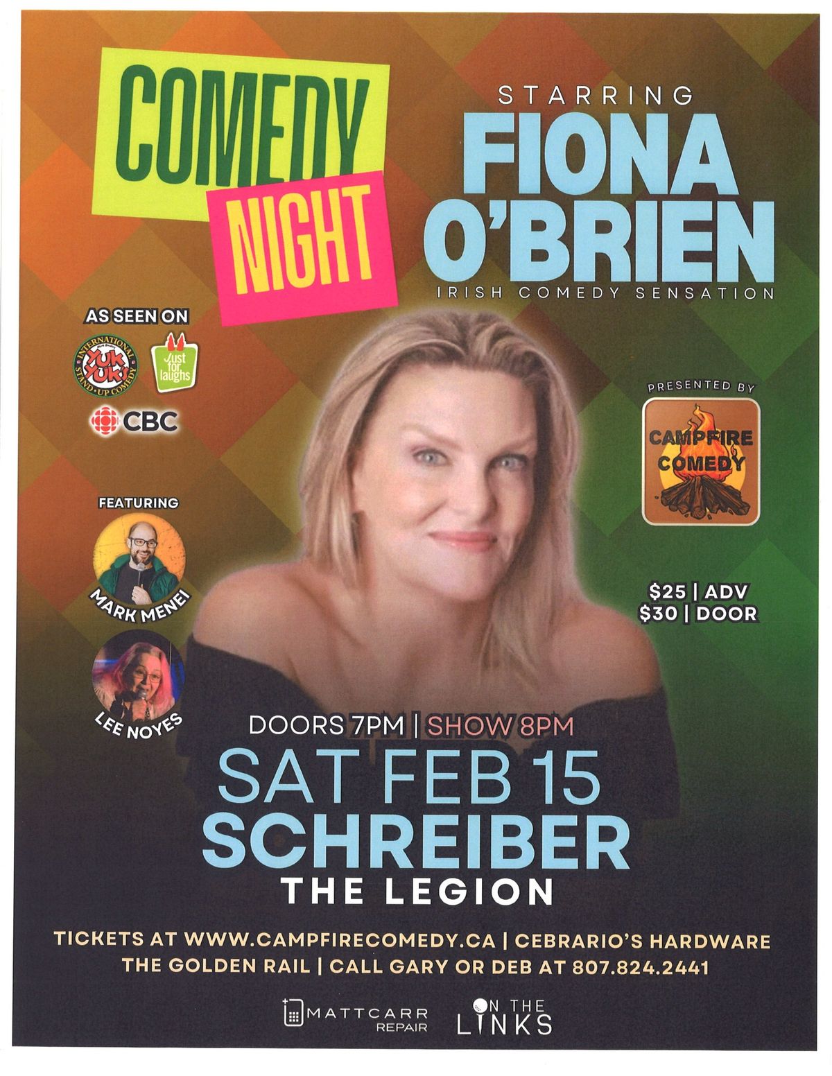 Fiona O'Brien Irish Comedy Sensation