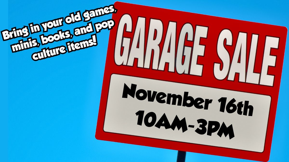 Saltire Toys & Games Garage Sale