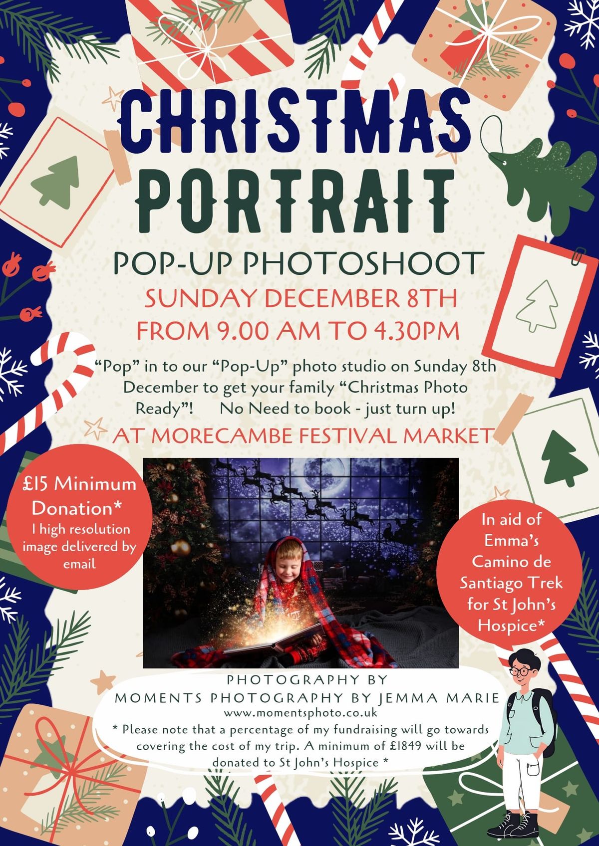 Christmas Portrait Pop-Up Studio