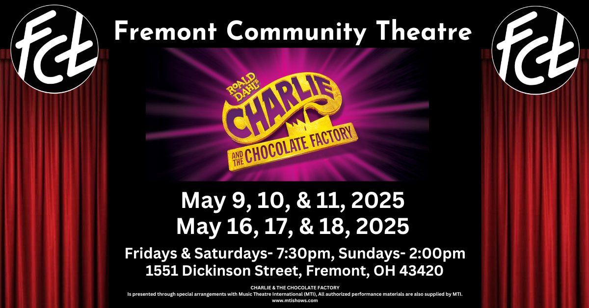 FCT presents Roald Dahl's Charlie and the Chocolate Factory