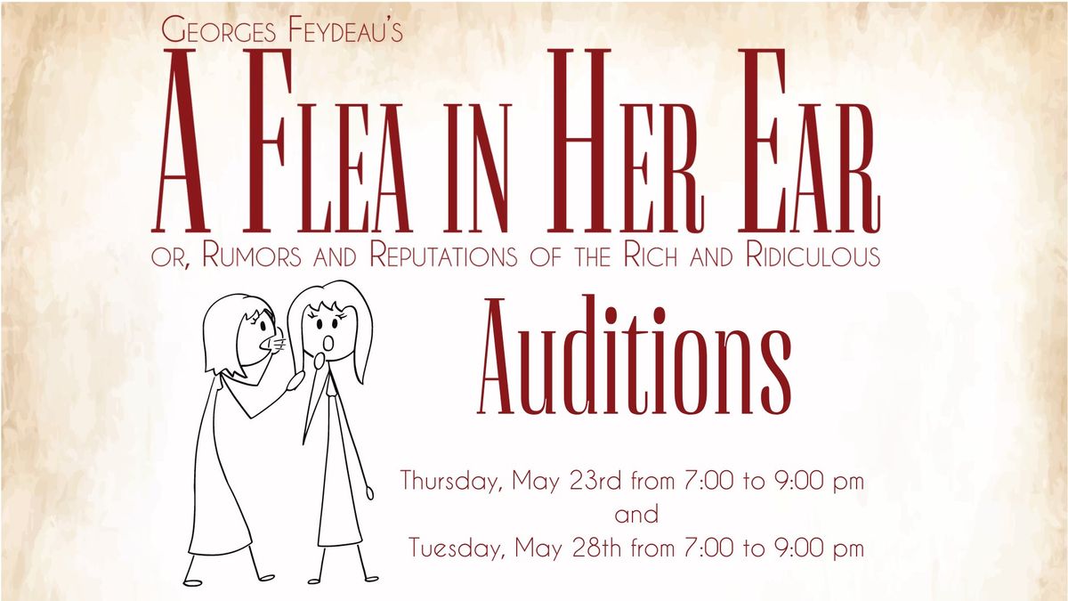 A Flea in Her Ear Auditions