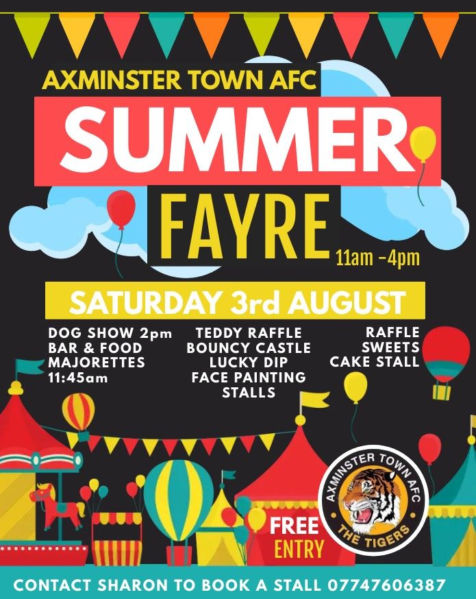 Axminster Town AFC Summer Fayre