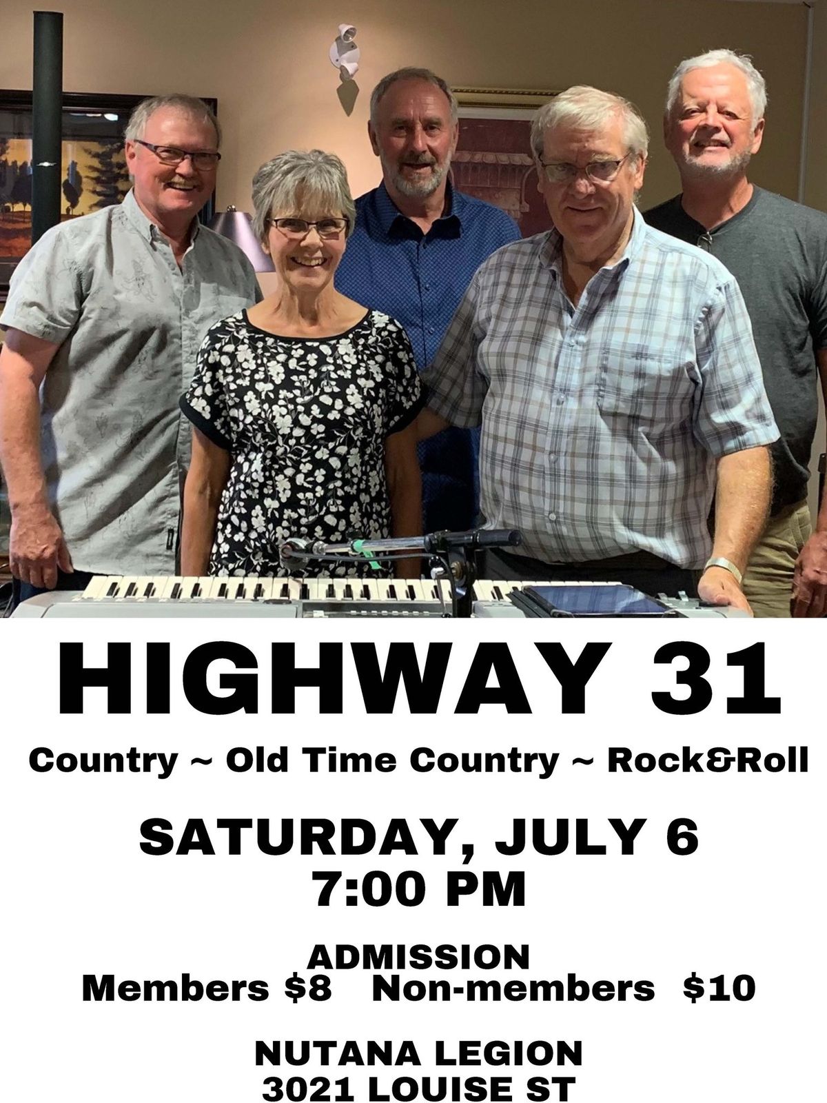 Highway 31 returns to Nutana Legion