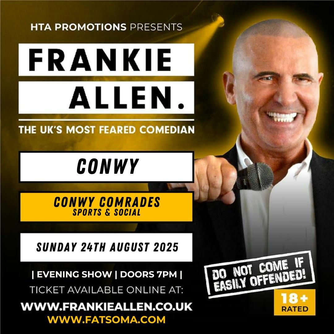 Frankie Allen night at Conwy Comrades Club