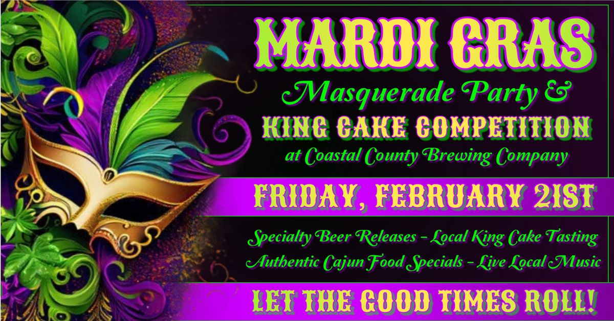 Mardi Gras Masquerade & King Cake Competition