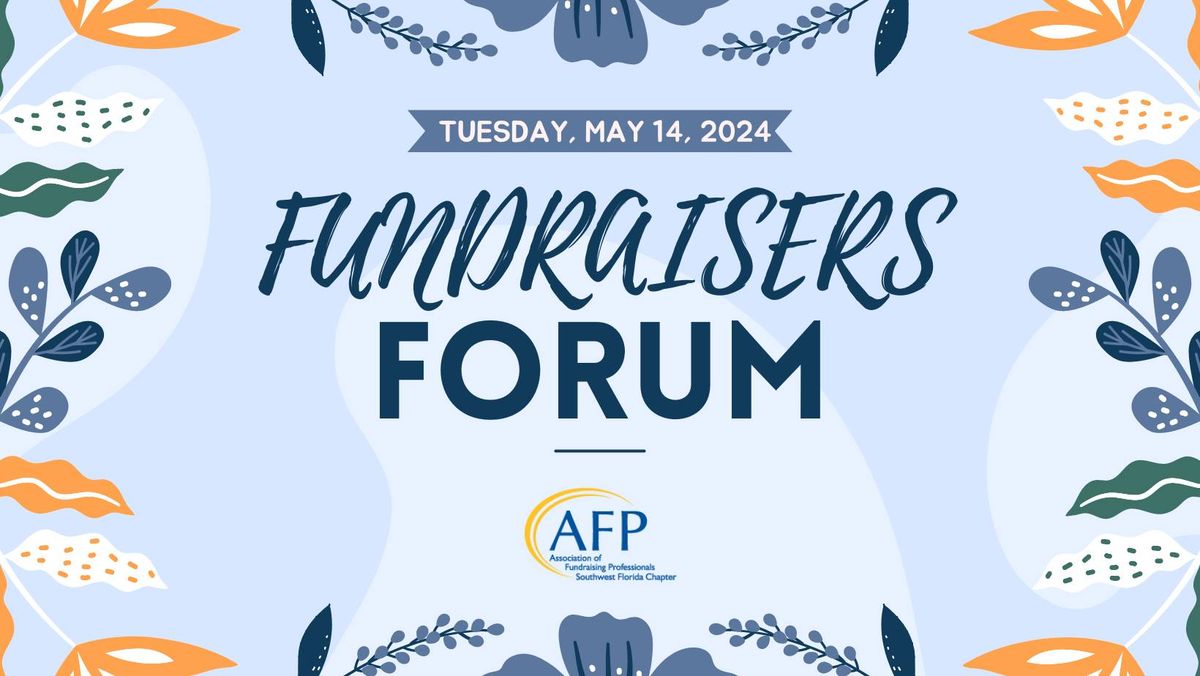 AFP Southwest Florida Chapter's Fundraisers Forum