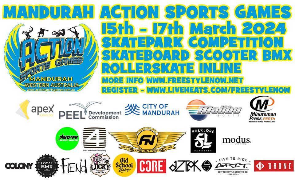 2024 Mandurah Action Sports Games - skatepark competition