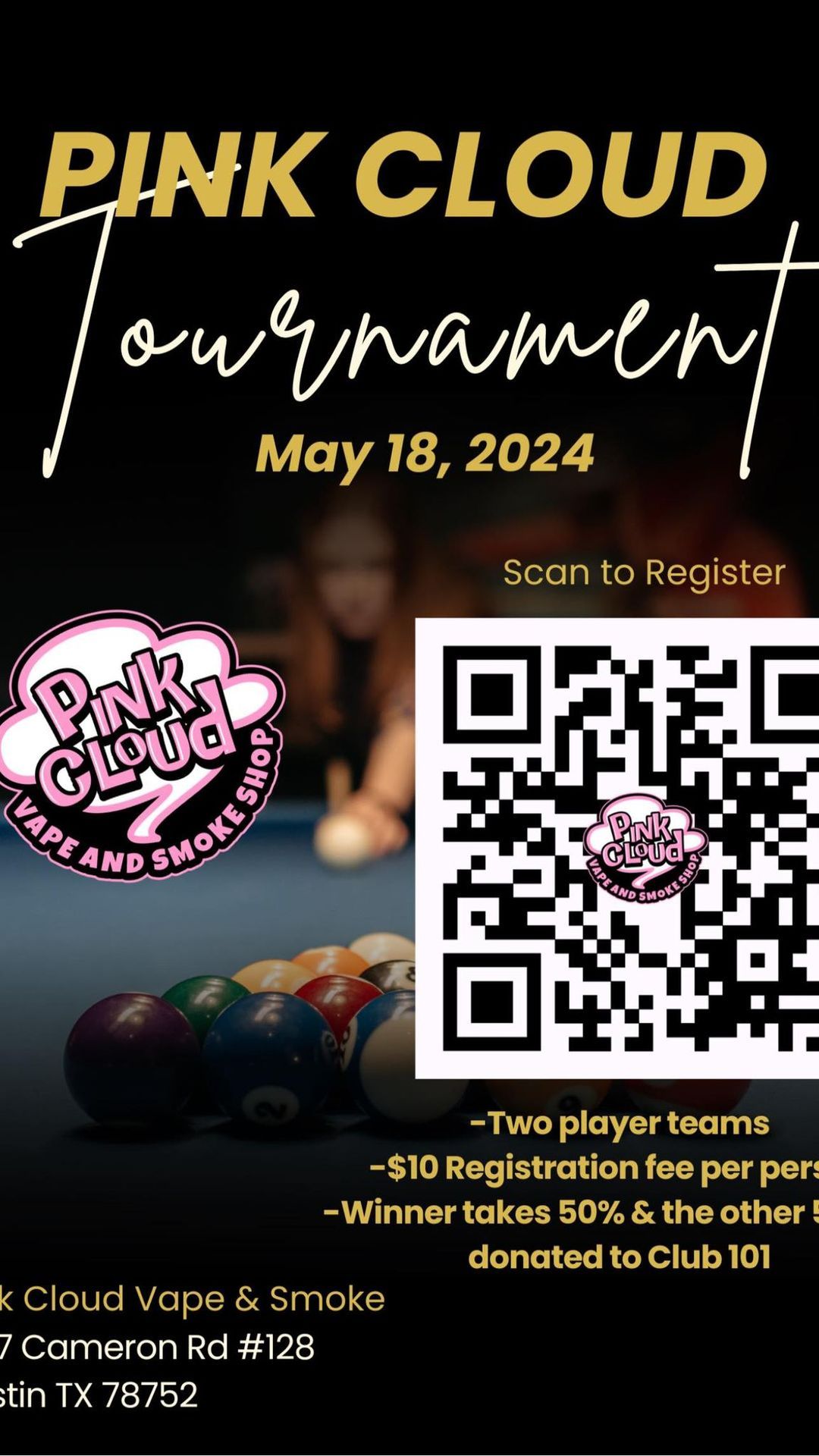 Pink Cloud Pool Tournament 