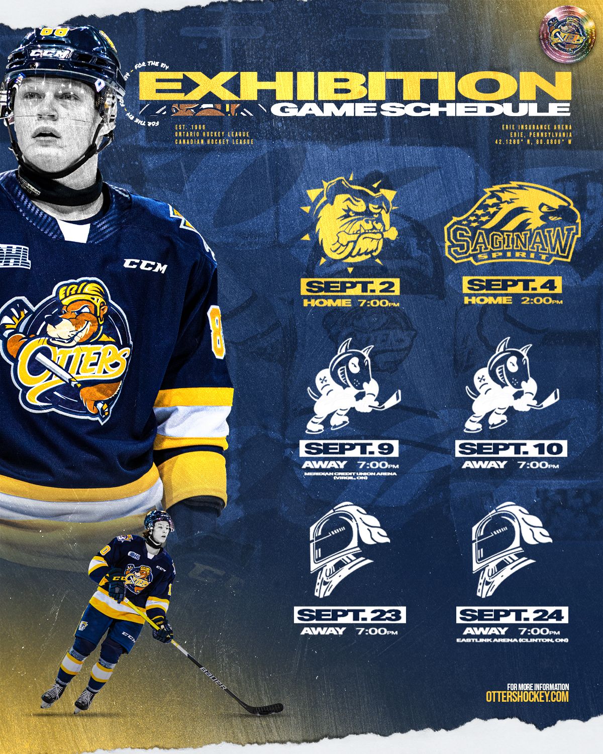 Saginaw Spirit vs. Erie Otters