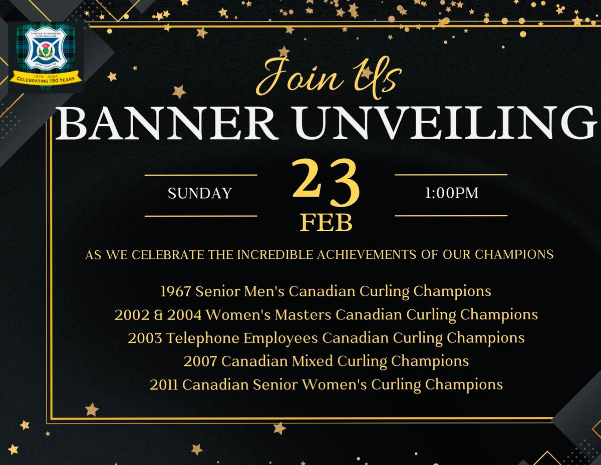 TSA Canadian Champions- Banner Unveiling 