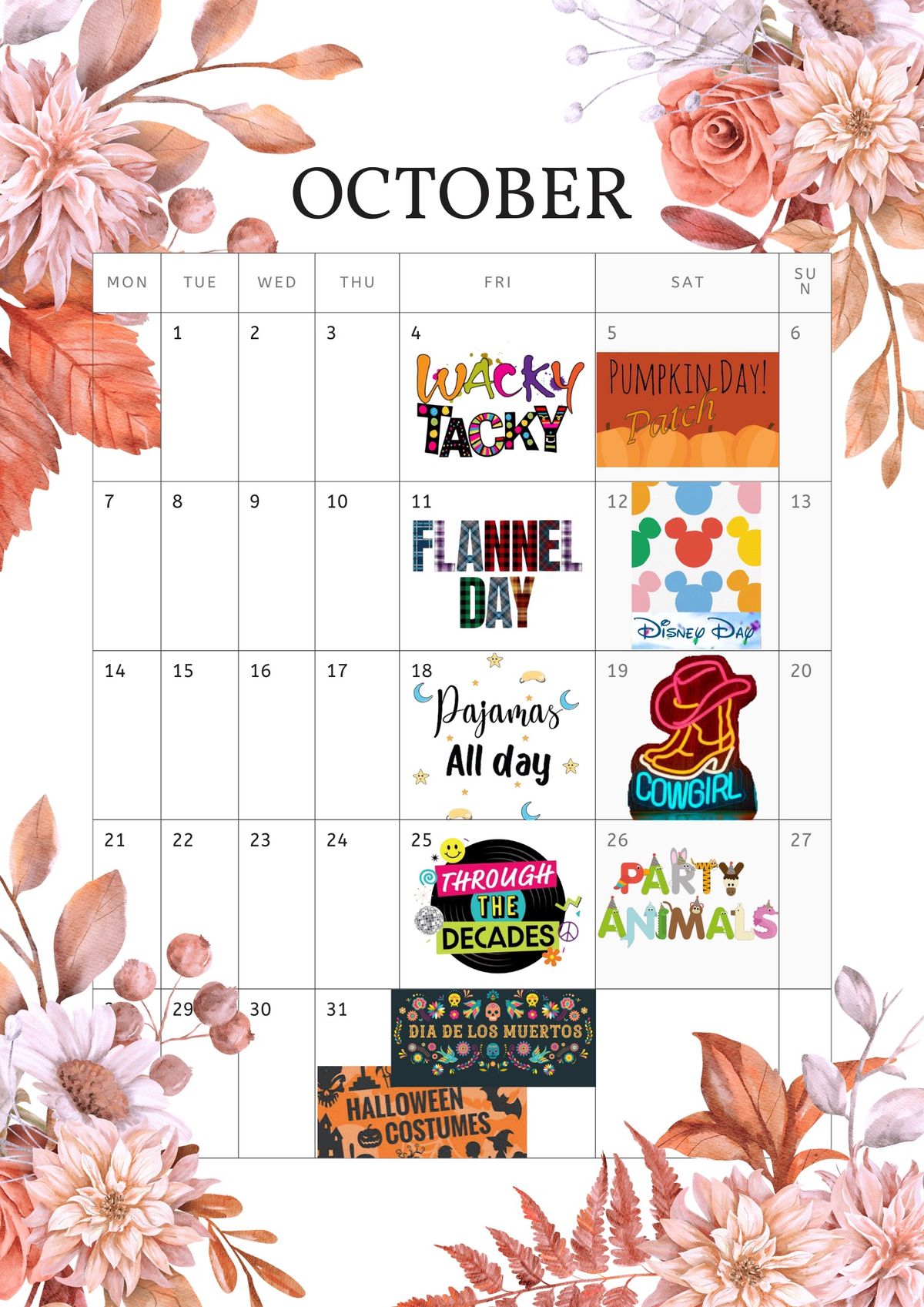 Halloween Theme Month