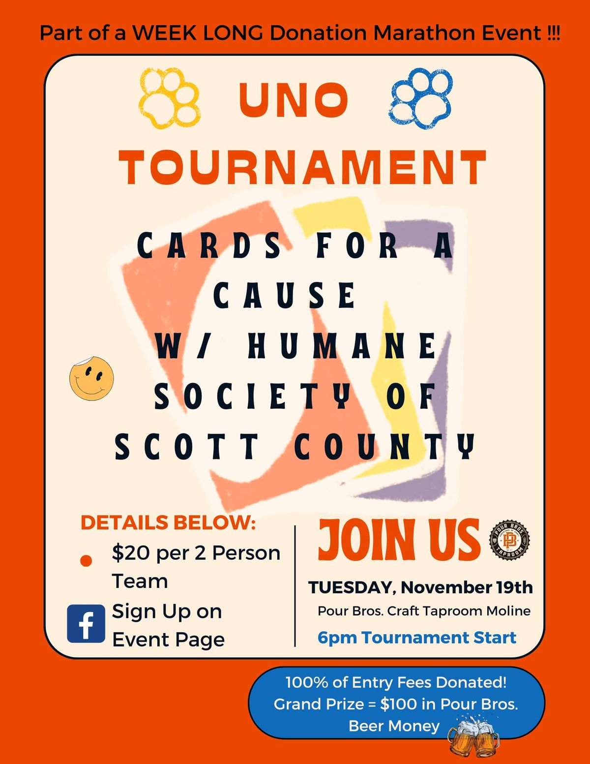 Week of Giving - HSSC - Uno Tournament 