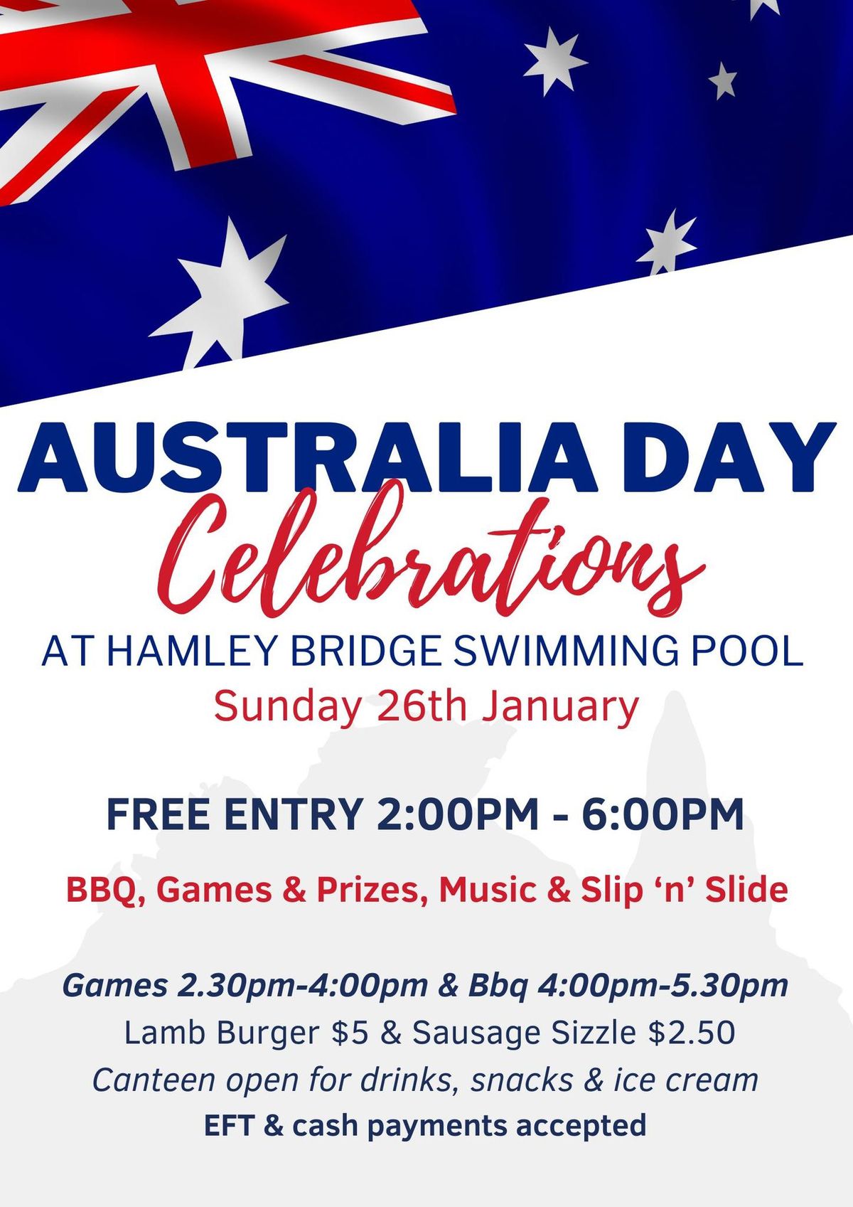 Australia Day at Hamley Bridge Swimming Pool