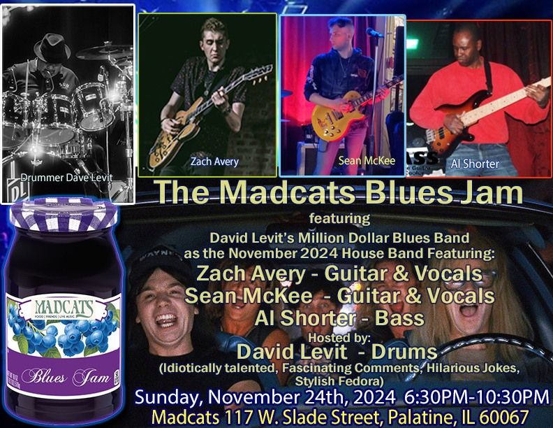 The Madcats Blues Jam ft. Zach Avery, Sean McKee, Al Shorter,, and Dave Levit