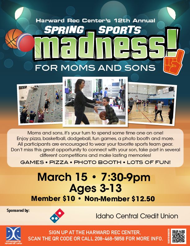 Spring Sports Madness for Moms & Sons