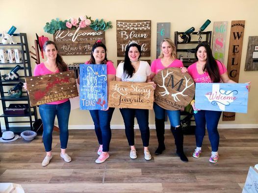Brunch and Board! DIY Wood Sign Painting Event! Bottomless Mimosas!