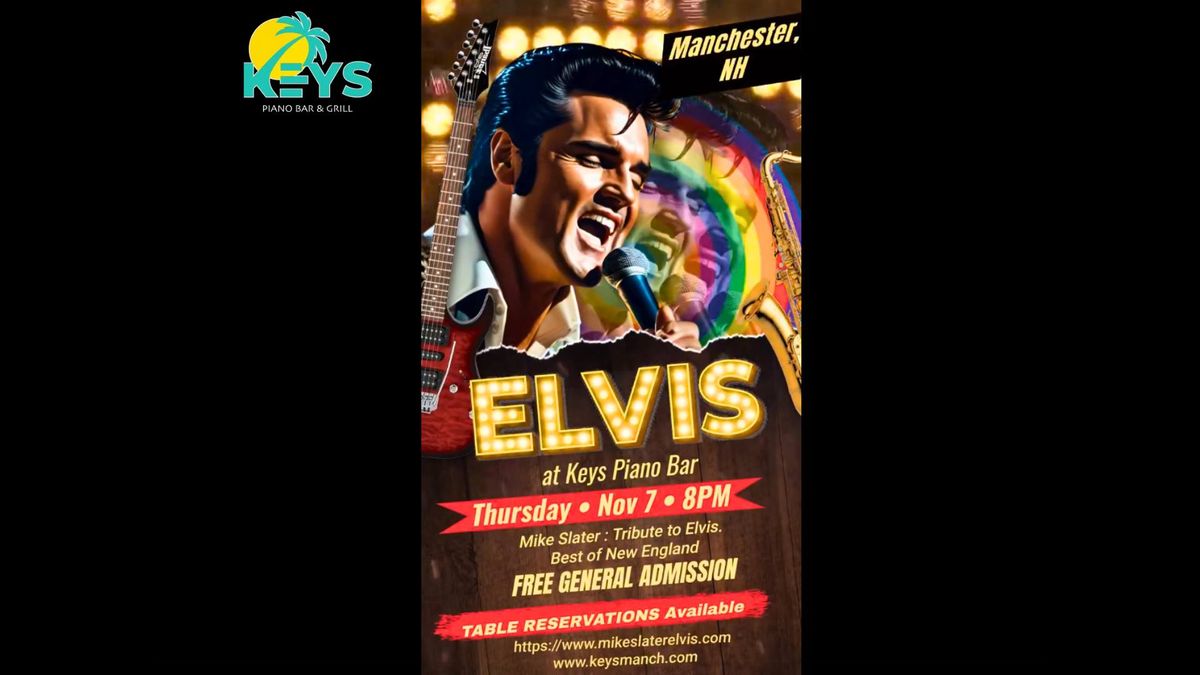 \ud83c\udfa4 Elvis Tribute Night with Mike Slater! \ud83c\udfa4