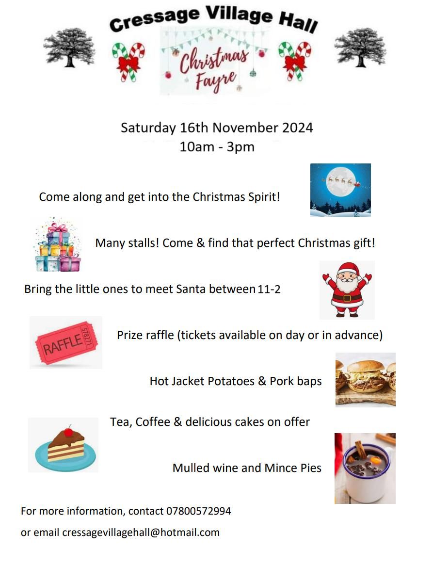 Cressage Christmas Fayre