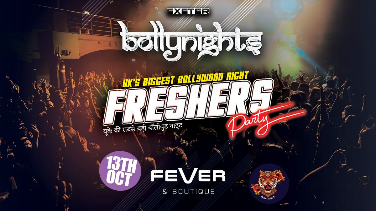 Bollynights Exeter - Freshers Party | Sunday 13th October | Fever Nightclub