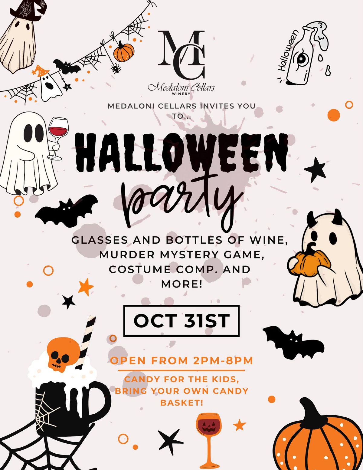 Medaloni Cellars - HALLOWEEN PARTY