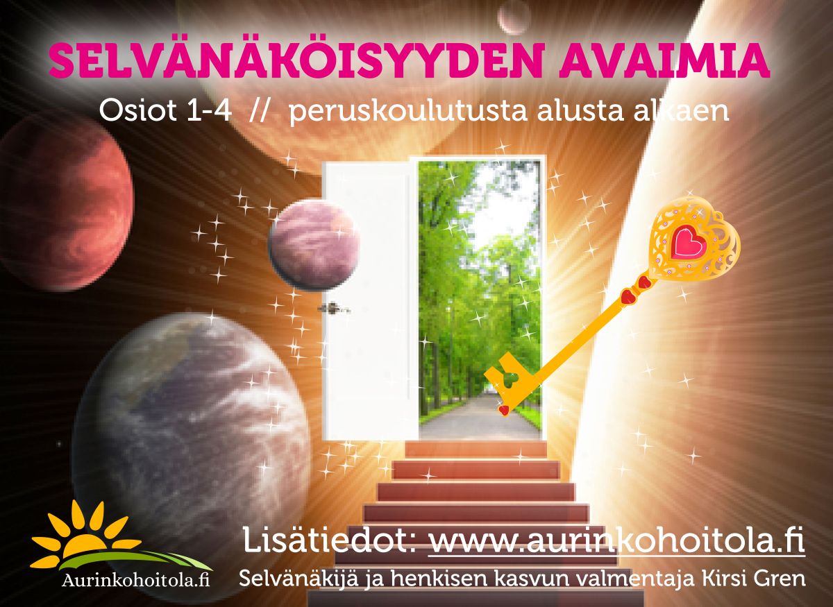 Oulussa Selv\u00e4n\u00e4k\u00f6isyyden avaimia -peruskoulutus 25.-26.1.jatkuen 22.-23.2. 