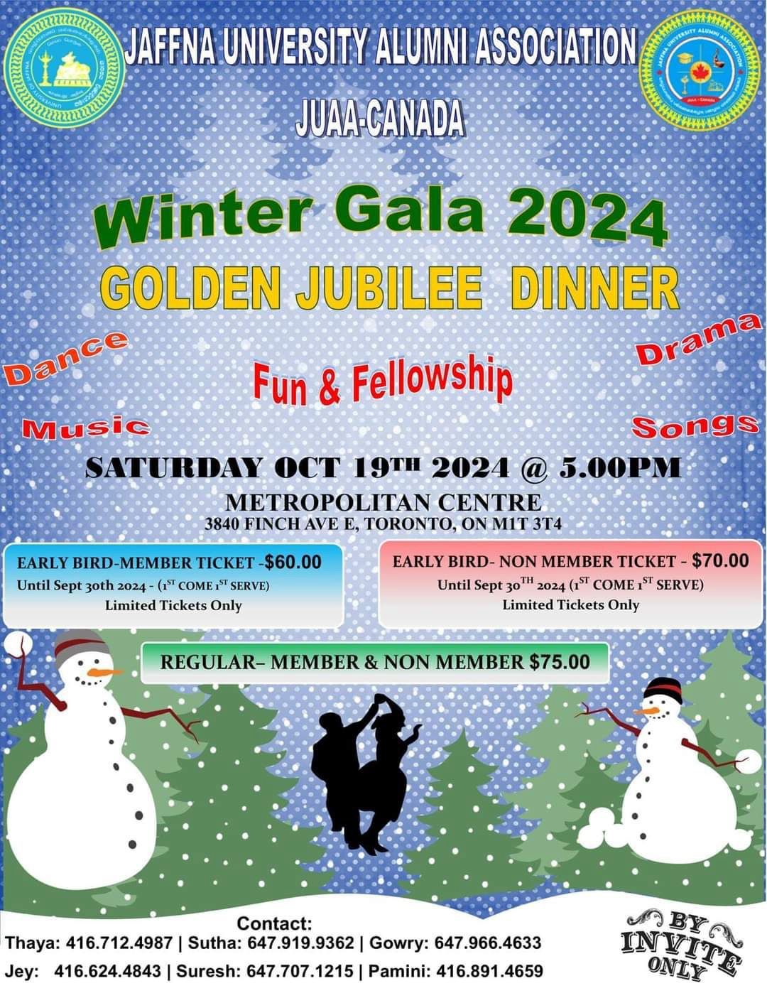 Winter Gala - 2024, Golden Jubilee Dinner 