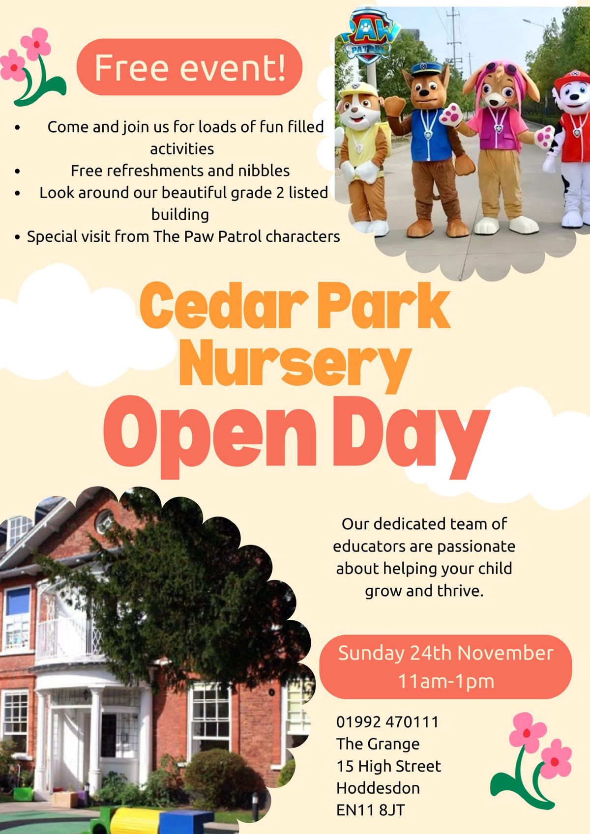 Open Day at Cedar Park Nursery