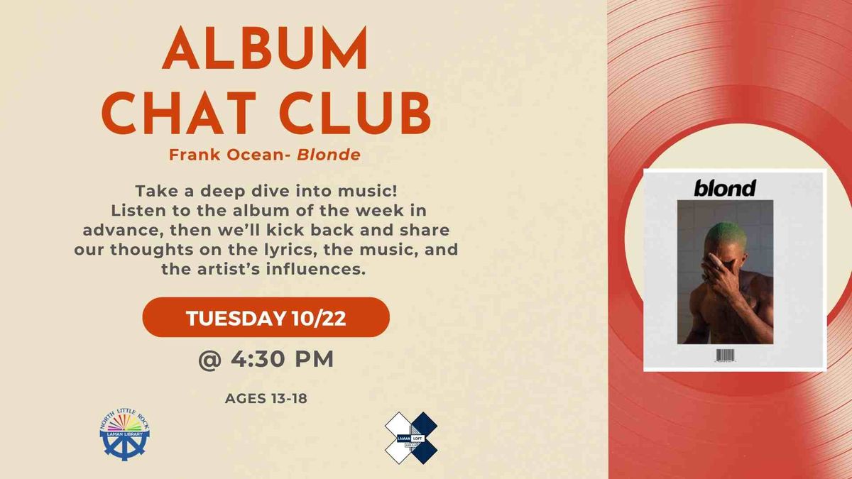 Album Chat Club: Frank Ocean's Blonde