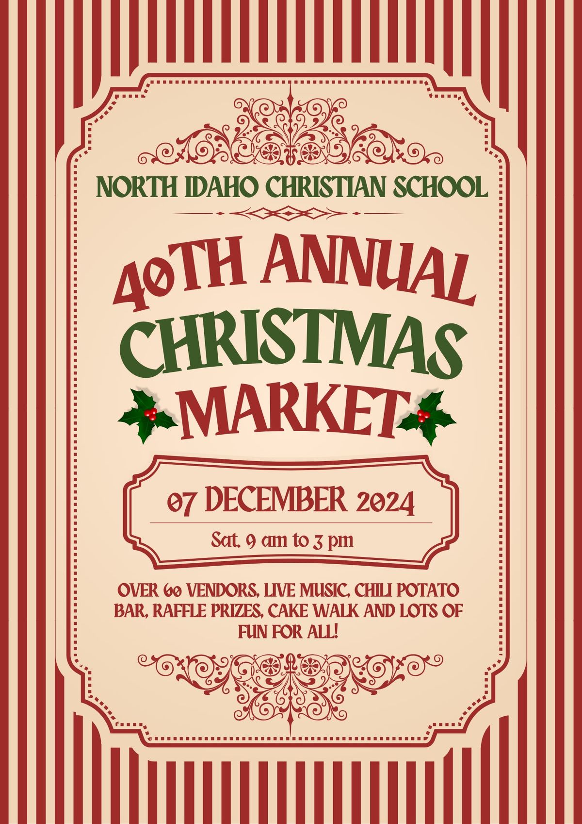 North Idaho Christian School\u2019s 40th Annual Christmas Market