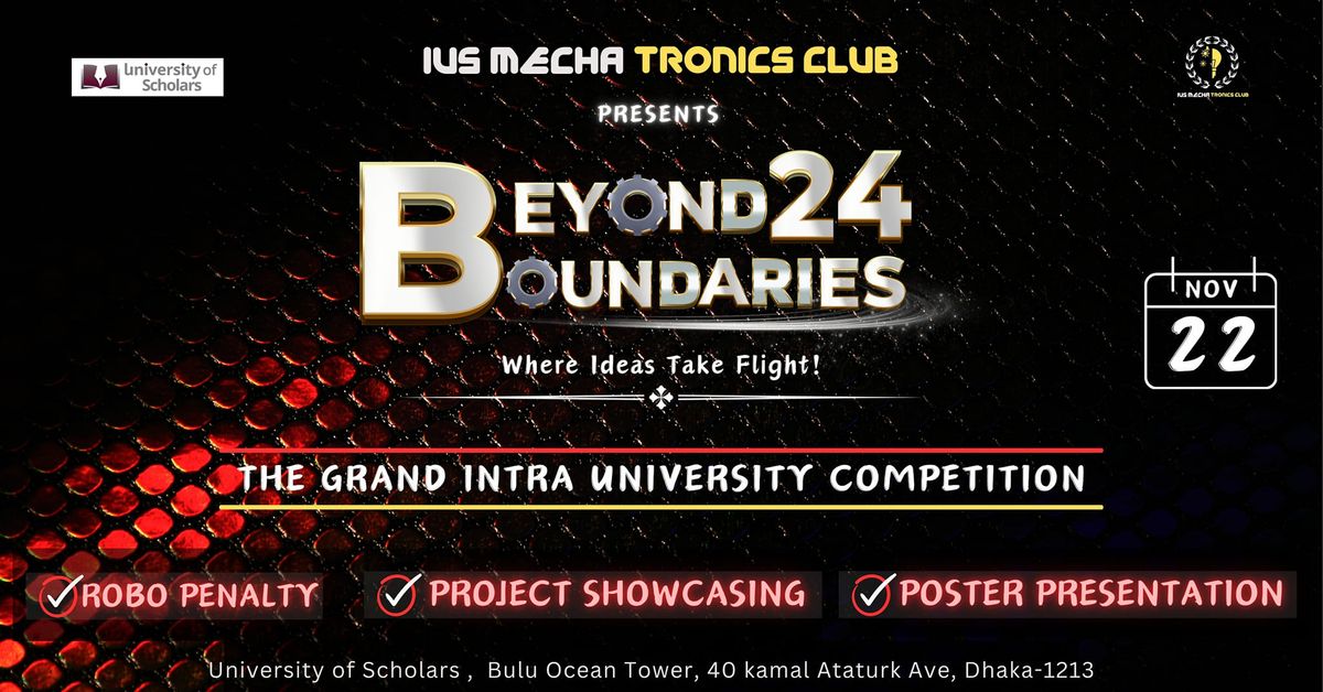 'Beyond Boundaries-24': An Intra University Competition 